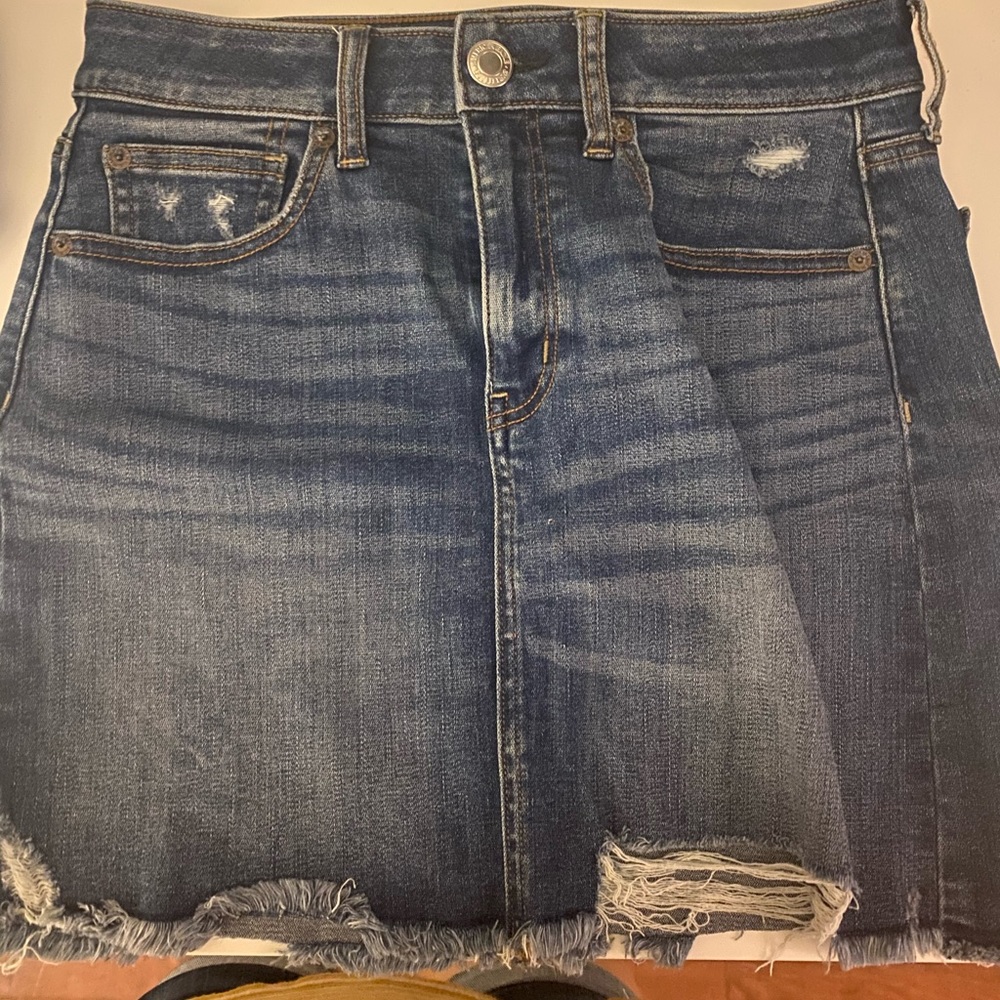 LADIES AMERICAN EAGLE JEAN SKIRT